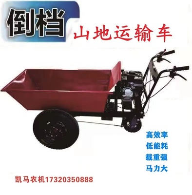 Transport vehicle with reverse gear