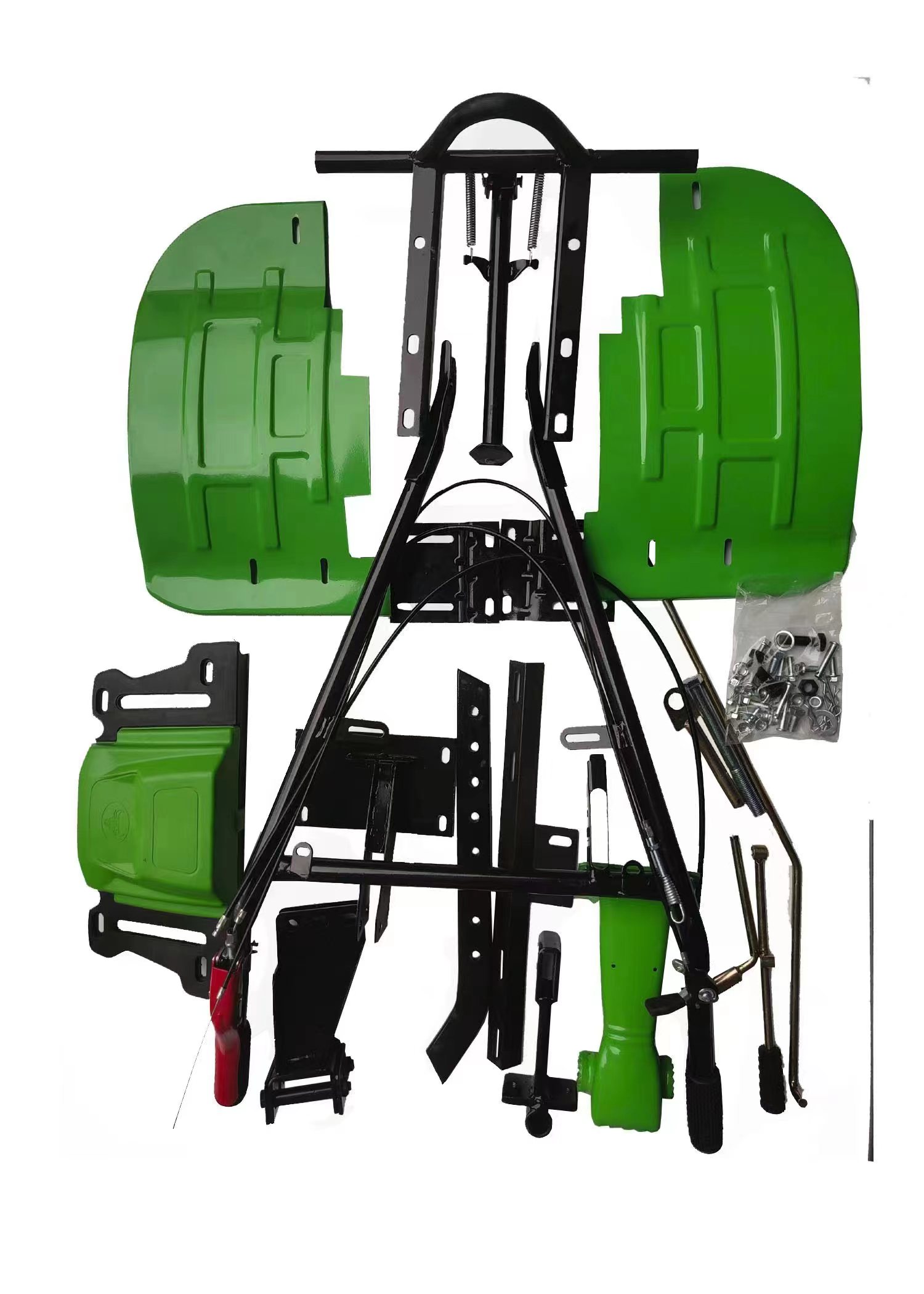 171 complete set of covering parts (fist style)